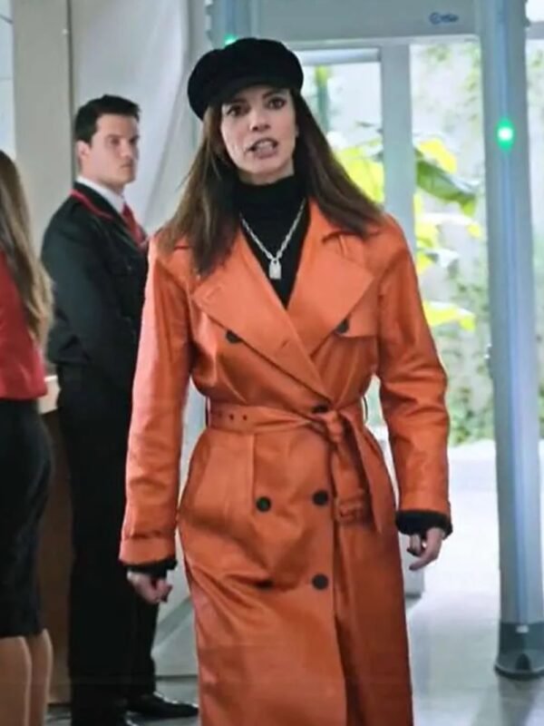Maribel Verdú Elite S07 Leather Trench Coat