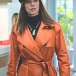 Maribel Verdú Elite S07 Leather Trench Coat