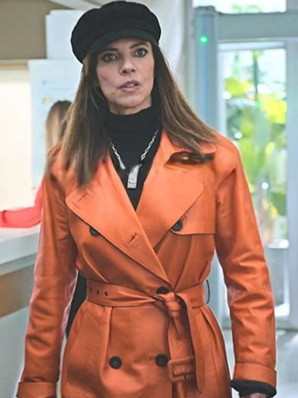 Maribel Verdú Elite S07 Leather Trench Coat