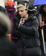 Marisa Abela Back To Black 2024 Puffer Coat
