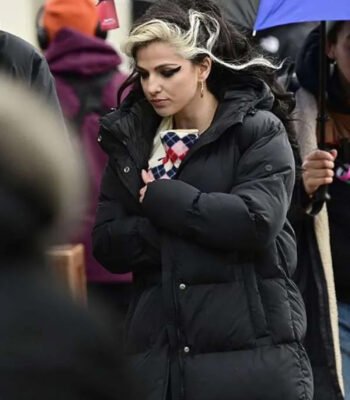 Marisa Abela Back To Black 2024 Puffer Coat