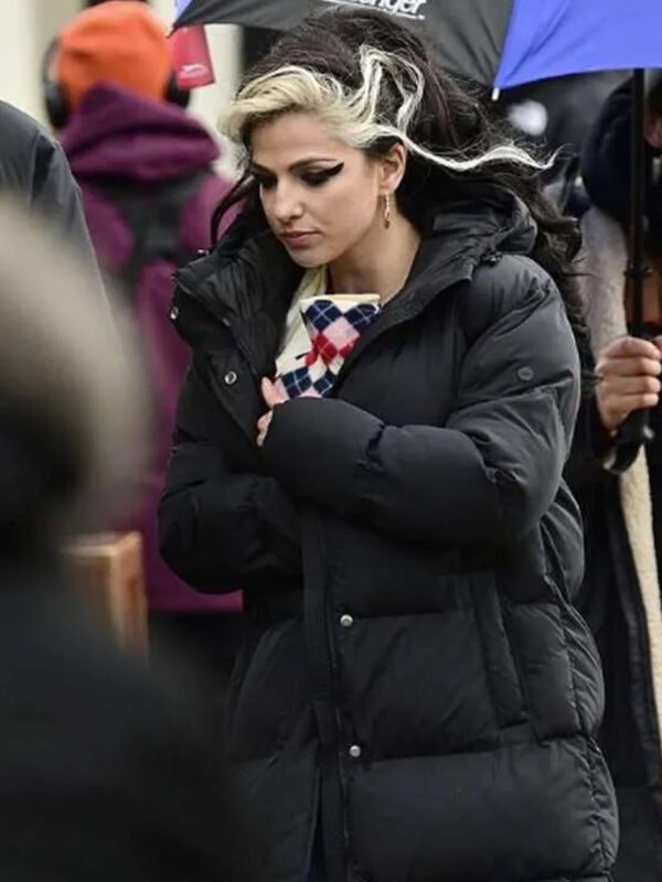 Marisa Abela Back To Black 2024 Puffer Coat