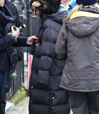 Marisa Abela Back To Black 2024 Puffer Coat