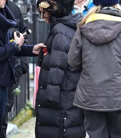 Marisa Abela Back To Black 2024 Puffer Coat