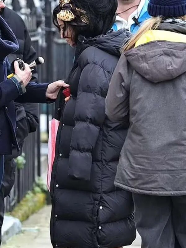 Marisa Abela Back To Black 2024 Puffer Coat