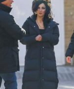 Marisa Abela Back To Black 2024 Puffer Coat