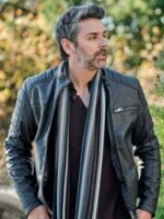 Mark Ghanime To All A Good Night Black Leather Jacket