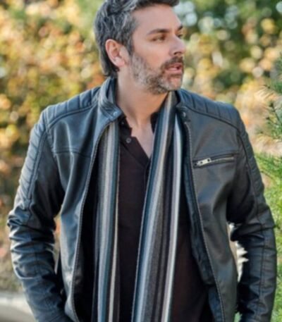 Mark Ghanime To All A Good Night Black Leather Jacket