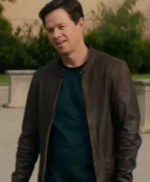 Mark Wahlberg Uncharted Brown Leather Jacket