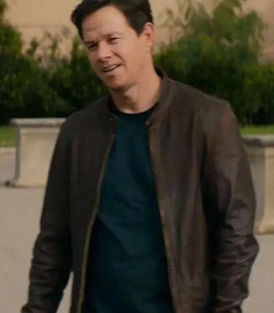Mark Wahlberg Uncharted Brown Leather Jacket