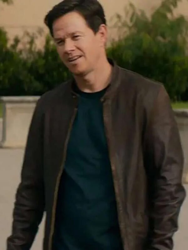 Mark Wahlberg Uncharted Brown Leather Jacket