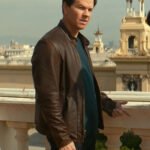 Mark Wahlberg Uncharted Brown Leather Jacket