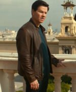 Mark Wahlberg Uncharted Brown Leather Jacket