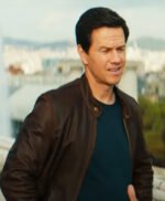Mark Wahlberg Uncharted Brown Leather Jacket