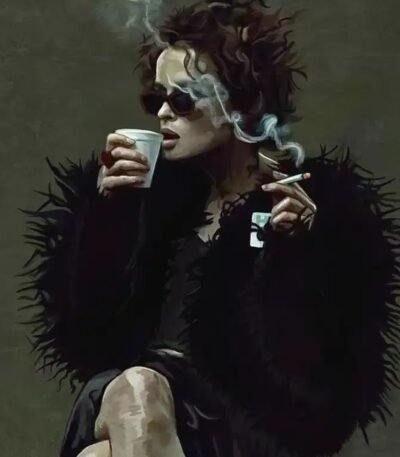 Marla Singer Fur Coat