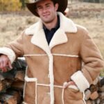 Marlboro Man Shearling Sheepskin Brown Jacket