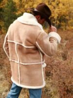 Marlboro Man Shearling Sheepskin Brown Jacket