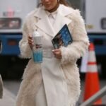 Marry Me 2022 Jennifer Lopez White Fur Coat