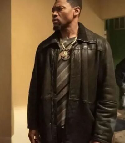 Marvin Power Book III Raising Kanan Brown Leather Jacket