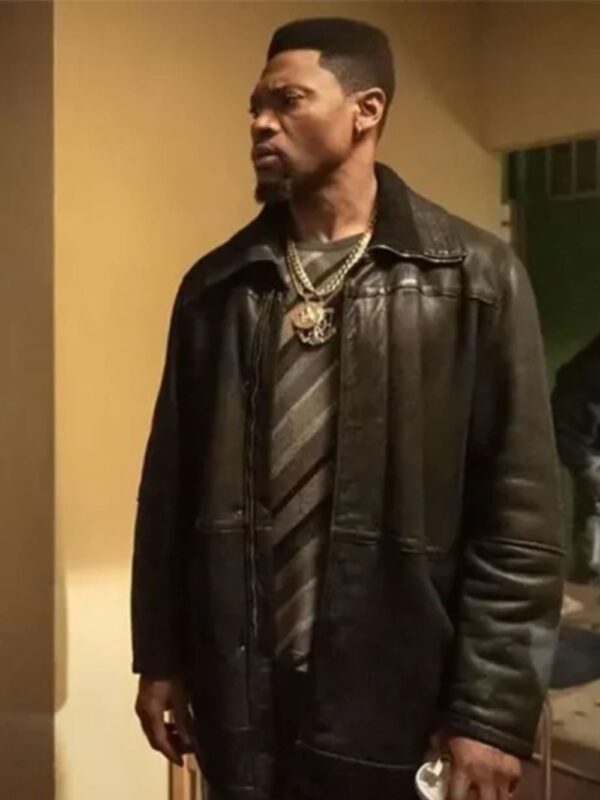 Marvin Power Book III Raising Kanan Brown Leather Jacket