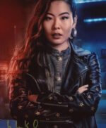 Mary Hamilton Batwoman Black Leather Jacket