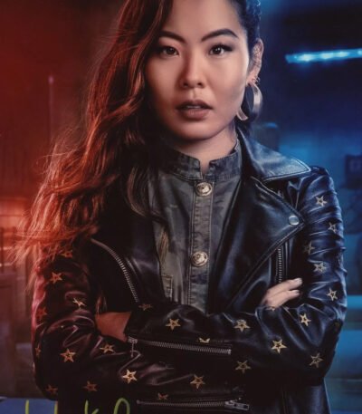 Mary Hamilton Batwoman Black Leather Jacket