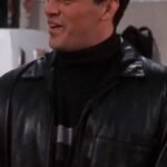 Matt LeBlanc Friends Joey Tribbiani Black Leather Jacket