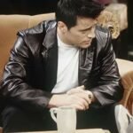 Matt LeBlanc Friends S06 Black Leather Blazer Jacket
