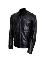 Matthew Daddario Shadowhunters Black Leather Jacket