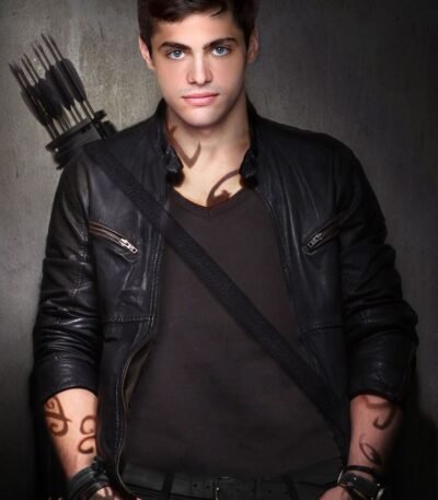 Matthew Daddario Shadowhunters Black Leather Jacket