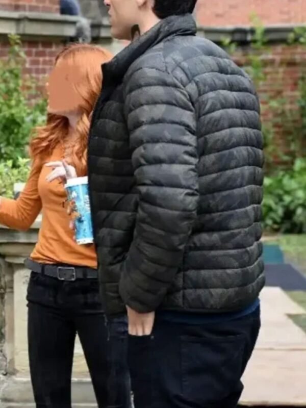 Matthew Daddario Shadowhunters Camo Puffer Jacket