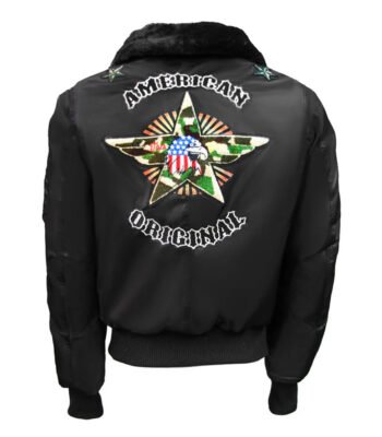 Maverick Top Gun MA-1 Bomber Patches Costume Jacket