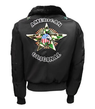 Maverick Top Gun MA-1 Bomber Patches Costume Jacket