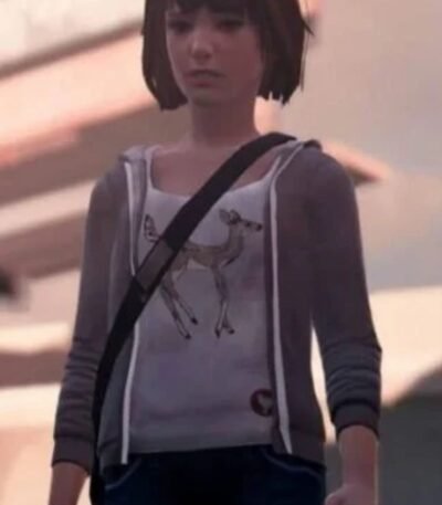 Max Caulfield Life Is Strange 2 Grey Fleece Hoodie