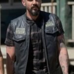Mayans M.C S05 Angel Reyes Leather Vest