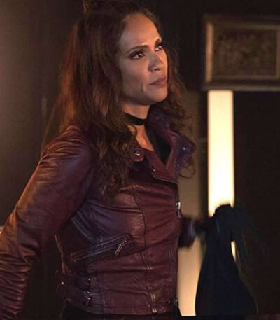Mazikeen Lucifer Maroon Jacket