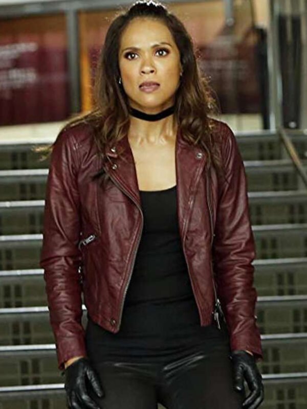 Mazikeen Lucifer Maroon Jacket