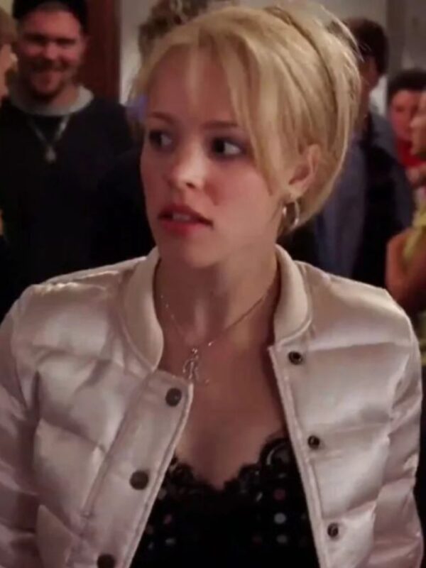 Mean Girls Rachel McAdams Pink Puffer Jacket