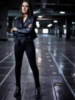 Megan Boone The Blacklist Elizabeth Keen Cropped Jacket