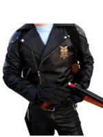 Mel Gibson Mad Max 1979 Black Leather Jacket