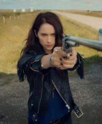 Melanie Scrofano Wynonna Earp Black Fringe Jacket