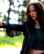 Melanie Scrofano Wynonna Earp Black Fringe Jacket