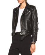Melanie Scrofano Wynonna Earp Black Fringe Jacket