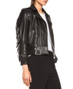 Melanie Scrofano Wynonna Earp Black Fringe Jacket