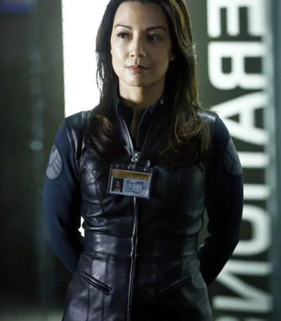 Melinda May Agents Of Shield Leather Black Vest