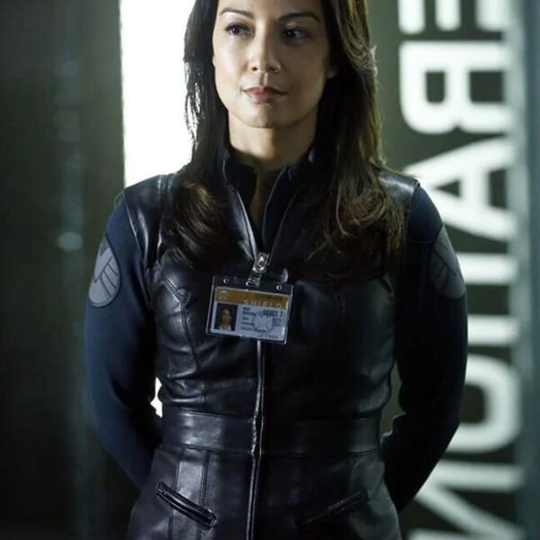 Melinda May Agents Of Shield Leather Black Vest