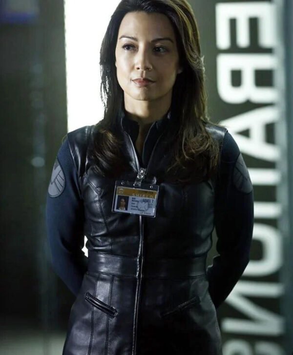 Melinda May Agents Of Shield Leather Black Vest