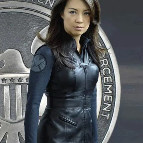 Melinda May Agents Of Shield Leather Black Vest