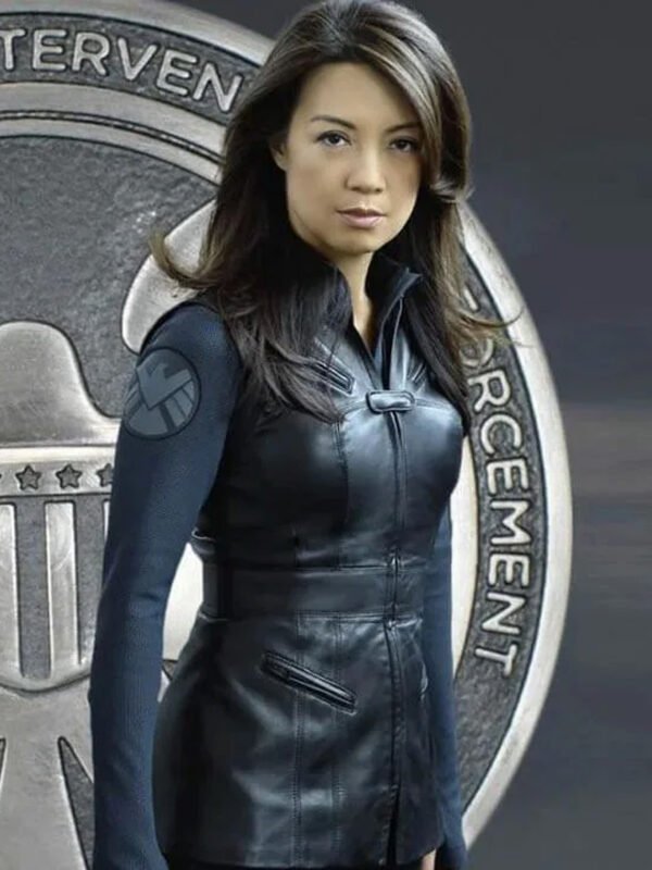 Melinda May Agents Of Shield Leather Black Vest