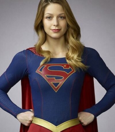 Melissa Benoist Supergirl Blue Costume Jacket